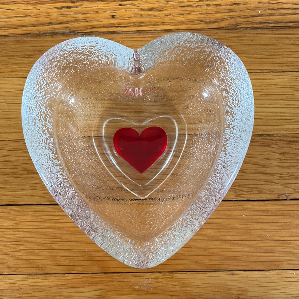Brighton Heart Glass Bowl